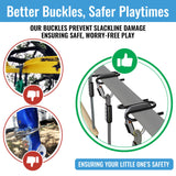 Ninja Warrior Obstacle Course for Kids – 2 x 60 ft, 880 lbs Capacity, 13 Weatherproof Obstacles, Bottom Line, Traverse Rings, Monkey Net – Easy Setup on Trees or Posts for Outdoor Fun Hyponix Sporting