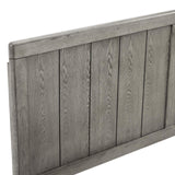 Modway MOD-6219-GRY Robbie King Wood Headboard, Gray Modway
