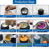 Oligar Complete Candle Making Kit with Wax Melter, Candle Making Supplies, DIY Arts&Crafts Kits Gift for Beginners,Adults,Kids,Including Wax Melter,Rich Scents,Dyes,Candle Tins,SoyWax,Wicks Oligar