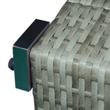 Outsunny 5-Piece Patio Furniture Set with Cushions, Outdoor PE Rattan Wicker Sofa Set, Sectional Furniture with Pillows, Glass Coffee Table for Garden, Backyard, Mixed Gray Outsunny