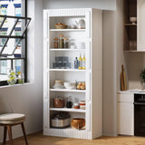 Tribesigns Modern White 6-Shelf Tall Bookcase Set of 2 for Stylish Home Storage Tribesigns