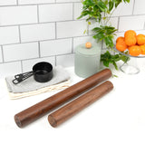 Solid Wood Handmade Amish Rolling Pin by ArborDown! 100% Made in the USA (18 In. Walnut) Arbor Down