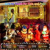 Heceltt Christmas Lights Outdoor, 394FT 1000LED Christmas Lights with 8 Modes and Timer Memory Function Christmas String Lights Waterproof Plug in for Xmas Tree Wedding Party Holiday Decor Heceltt