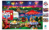 Buffalo Games - Nancy Wernersbach - Fourth by the Lake - 500 Piece Jigsaw Puzzle For Adults -Challenging Puzzle Perfect for Game Nights - Finished Size is 21.25 x 15.00 Buffalo Games