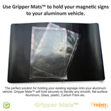 Proper Design Gripper Mats™ - Magnet Sign Grippers for Aluminum Vehicles: Trucks, Cab, RV, Trailer Proper Design