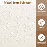 XD Designs 4 Piece Outdoor Patio Furniture Set, Acacia Wood Sectional Sofa wSeat Cushions, All-Weather Patio Conversation Seat with Couches and Coffee Table for Garden Backyard Balcony XD Designs