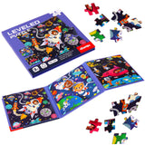 Magnetic Puzzles for Kids Ages 4-8 - 3 in 1-75 Pieces Magnet Jigsaw Puzzle Book for Toddlers Ages 3-5 Outer Ocean Magnetic Travel Puzzle Board Activities Toy for Boys and Girls for Christmas Toys CCBLZLL