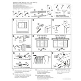 SKYPLUS LIVING Faux Wood Style Curtain Rod Set with Wood Grain Round Finial, 72-144 inch, Standard Double Drapery Rod for 1 Pack, 1 inch diameter, Adjustable Length SKYPLUS LIVING