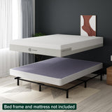 ZINUS Edgar 4 Inch Bamboo Box Spring, Mattress Foundation, Sturdy Bamboo Structure, Low Profile, Easy Assembly, Full Zinus