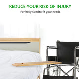 YPCBYNBS Wooden Transfer Board,Made of Heavy-Duty Hardwood for Transferring Disabled Patient,Elderly,Seniors Between Wheelchair,Bed,Commode,or Chair,30" with Two Hand Cutouts YPCBYNBS