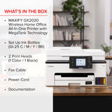 Canon Megatank GX2020 All-in-One Wireless Supertank [Megatank] Printer | Print, Copy and Scan| Mobile Printing |2.7" LCD Color Touchscreen | Auto Document Feeder and Auto Duplex Printing Canon