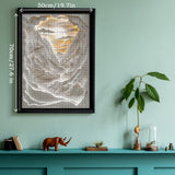 Impossible Mountain Landscape Puzzles for Adults 1000 Pieces, Difficult Challenging Sunset Nature Jigsaw Puzzles, Scenic Grand Canyon Art Puzzles BBOLDIN