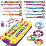 DDAI Arts and Crafts for Kids Age 8-12 Friendship Bracelet Making Kit for Girls - Best Birthday Gifts Ideas for Girl 7 9 10 11 Year Old - Popular Bracelets String Maker Toys Set DDAI