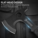NedFoss Throwing Axes and Tomahawks, 10.2'' Full Tang Throwing Hatchet with Sheath, Rubber & Paracord Handle, Perfect for Competition and Recreation NedFoss