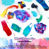 Large Tie Dye Kit for Kids and Adults - 239 Pack Permanent Tie Dye Kits for Clothing Craft Fabric Textile Party Group Handmade Project (Dye up to 60 Medium Adults T-Shirts!) YRYM HT