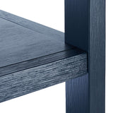 Safavieh Home Collection Johni Navy and Gold 5-Shelf Storage Etagere SAFAVIEH