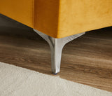 FANYE Contemporary Half-Moon Curved Symmetrical Modular Sectional Sofa for Living Room, 6 Toss Pillows Included, 140.94”Lx 41.73”Wx 33.46”H FANYE