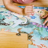 Melissa & Doug Search and Find Beneath the Waves Floor Puzzle (48 pcs, over 4 feet long) - FSC Certified Melissa & Doug