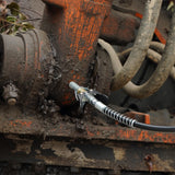 UTOOL Grease Gun Accessory Kit, Double Handle Coupler with Zerk Fitting Cleaner, 1/8 NPT Threads, Easy to Lock Zerk Fittings and Quick Release, Max Working Pressure 10000 PSI, 1 PC UTOOL