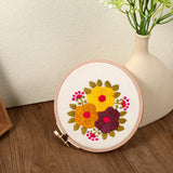 2 Pack 6 Inch Wood Embroidery Hoop, Cross Stitch Hoops Ring, Cross Stitch Supplies Beech Wooden Embroidery Frames for Art Craft Sewing, DIY Decoration EupHHonycs