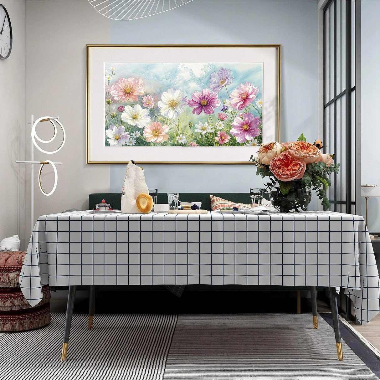 JOOZ Extra Large Diamond Art Kits for Adults, 5D Flowers Diamond Painting Kits for Adults, DIY Full Drill Large Diamond Painting Kits, Gem Art Flowers for Home Wall Decor 27.5 X 15.7 Inch JOOZ