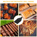 DE LINKAGE Silicone Basting Pastry Brush, Heat Resistant Cooking Brush for Oil and Sauce. BPA Free and Dishwasher Safe (2 Pcs). WoodArtSupply