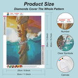 Acudotr Diamond Painting Kits for Adults, 5D DIY Diamond Art Kits for Beginners, Full Drill Diamond Painting Kits for Home Wall Decor, Helping Hand, 12x16 Inch Acudotr