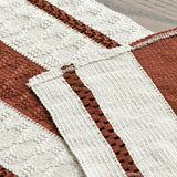 Artoid Mode Caramel Farmhouse Woven Rustic Table Runner, Seasonal Holiday Hollow Kitchen Dining Table Decoration for Home Party Decor 12x72 Inch Artoid Mode