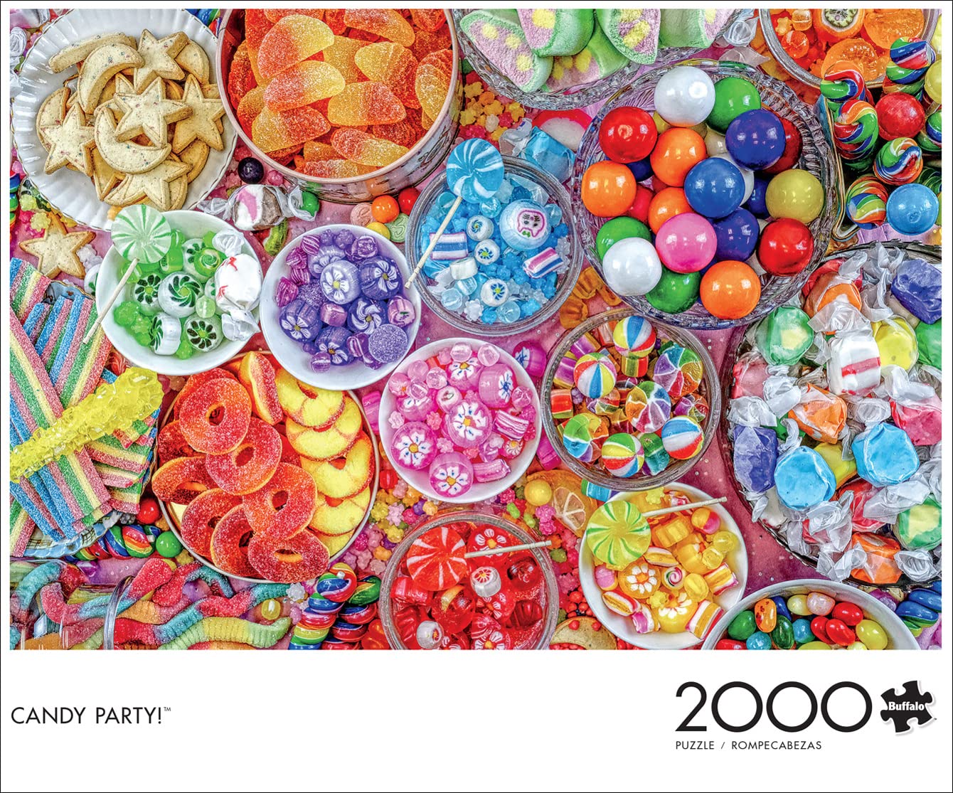 Buffalo Games - Candy Party! - 2000 Piece Jigsaw Puzzle - WoodArtSupply