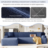 Merax L-Shape Modular Sectional Sofa Couch for Living Room,Modern Upholstered Sectional Couch 2 Piece Free Combination Sofa for Living Room Merax