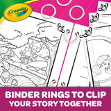 Crayola Book Making Kit for Kids, Create Your Own Fairytale Storybook, DIY Kits, Gift for Girls & Boys, Ages 6, 7, 8, 9 Crayola