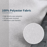 NICESOUL® 10 Pieces Large Size PE Rattan Outdoor Patio Furniture Sectional Sofa Sets with Side Tables Outdoor Wicker Conversation Sets Modern Luxury 29.3'' High Back Gray NICESOUL