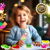 Magic Water Toy Elf Kit, Aqua Fairy Water Gel Kit 12 Magic Gels & 12 Molds Make Your Own Water Pets, Toys for 4 5 6 7 Year Old Xmas Birthday Gifts Party Favors, DIY STEM Craft Kit Kids Toys Age 3+ PULASIDO