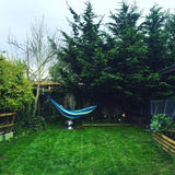 Double Brazilian Hammock 2 Person Canvas Cotton Fabric Hammock with Trees Strap for Patio Garden Balcony Porch Backyard Outdoor and Indoor STEGTA