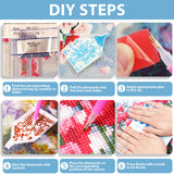 hkejoi Fantasy Diamond Art Kits for Adults, Diamond Painting Kits for Adult Beginners, 5D Round Full Drill Gem Art Kits DIY Crafts for Home Decor Gift 14x14 Inch hkejoi