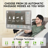 Real Relax 4D Massage Chair Full Body, Zero Gravity Recliner with Negative Ion Purification, Aromatherapy, 20 Auto Modes, Yoga Stretching, Touch Screen, Foot Rollers, Wireless Charger, PS5200 Brown Real Relax