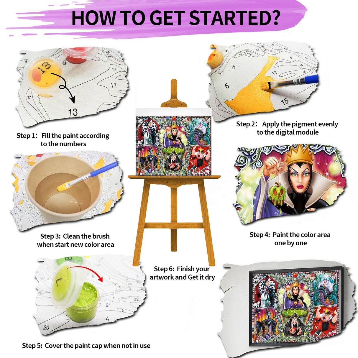 JYLMOOD Paint by Number for Adult Kits, DIY Cartoon Acrylic Oil Painting Kits for Adults Kids Beginners for Home Wall Decor Gifts 16x20 Inch (No Frame) JYLMOOD