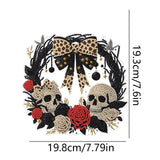 STGLCR Diamond Art Kit for Adults, Special Shaped Crystal Skull Pendant, Halloween Diamond Painting Suncatcher,DIY Rose Ornament Hanging Art Acrylic Board Wreath, DIY Home Decor, 7.7 Inch STGLCR