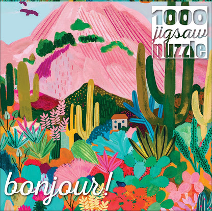 Buffalo Games - Hebe Studio - Cactus Mountain AZ - 1000 Piece Jigsaw Puzzle for Adults -Challenging Puzzle Perfect for Game Nights - Finished Size is 26.75 x 19.75