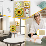 12.4 Inches Crochet Blocking Board with 40 Pins, blocking boards for crochet projects, Granny Square Blocking Board, Wooden Blocking Mats for Crochet, Blocking Board, Blocking Mats for Knitting slcinwzdt