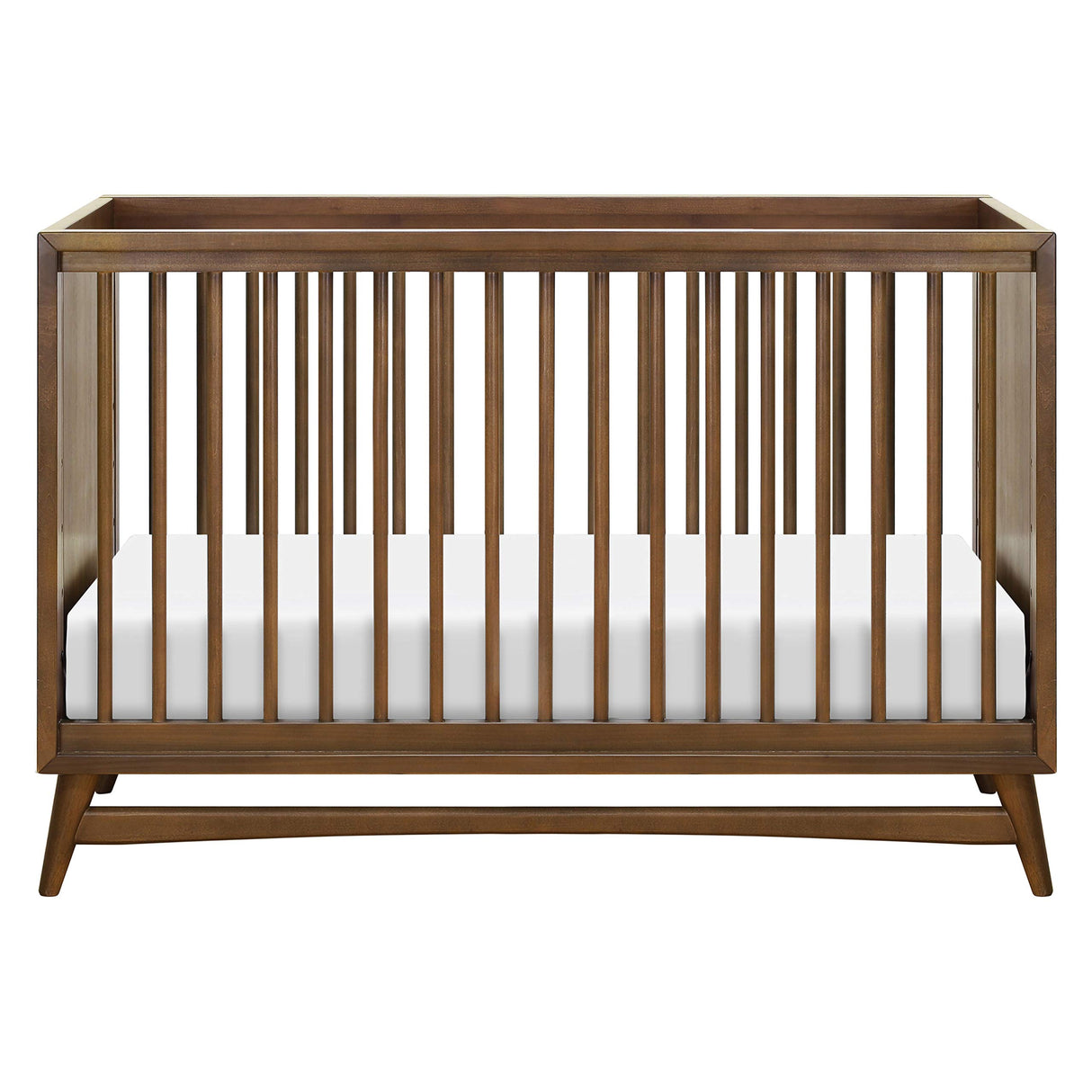 Babyletto Peggy 3-in-1 Convertible Crib with Toddler Bed Conversion Kit in Natural Walnut, Greenguard Gold Certified babyletto