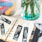 JISHSHAY 4 PCS Diamond Art Book Marks Wolf Diamond Painting Bookmarks Dreamcatcher Gem Art Bookmarkers Animal Gem Painting Book Markers Mosaic Kits for Adults Page Markers Embroidery Bookmarks JISHSHAY