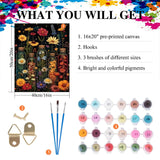 cewlonp Flowers Paint by Number for Adults-DIY Acrylic Oil Painting Adults Paint by Numbers Flowers,Paint by Numbers Kits for Gift Home Wall Decor 16x20inch cewlonp