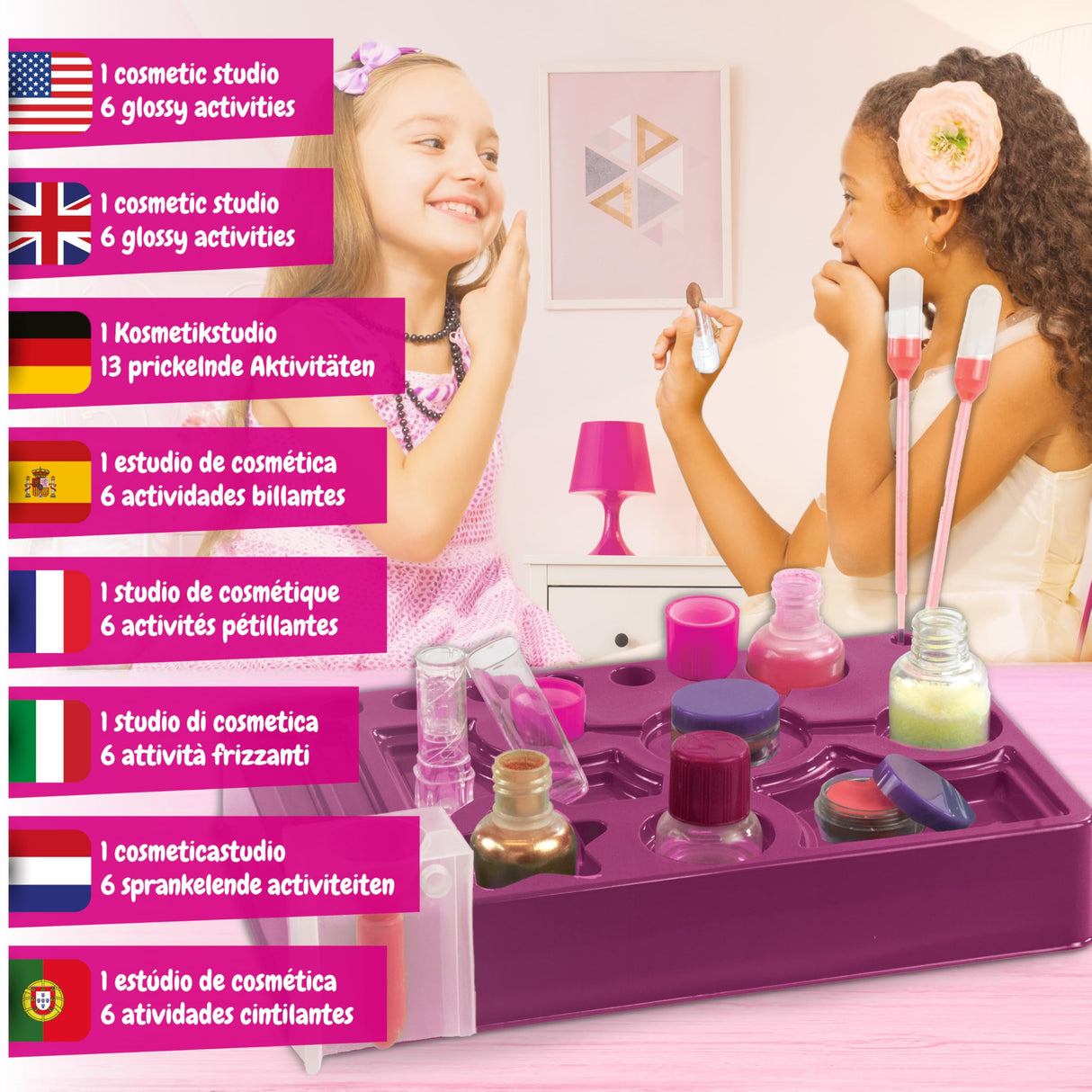 Science4you Lipstick & Lip Gloss Making Kit for Girls – Make Your Own Lip Glosses, Lipsticks & Lip Balm - 7 Beauty Activities for Kids Included, Original Gift for Girls Age 8 9 10 11+ Science4you