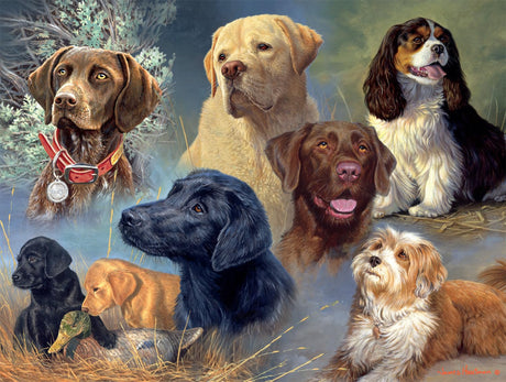Buffalo Games - James Hautman - Treasured Friends - 750 Piece Jigsaw Puzzle for Adults -Challenging Puzzle Perfect for Game Nights - Finished Size is 24.00 x 18.00 Buffalo Games