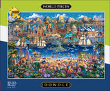 Buffalo Games - Eric Dowdle - Dowdle World Pieces - 2000 Piece Jigsaw Puzzle for Adults Challenging Puzzle Perfect for Game Nights - Finished Size is 38.50 x 26.50 Buffalo Games