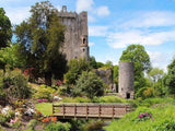 1000 Piece Blarney Castle and Gardens Jigsaw Puzzle with Poster - Ireland Landmarks Puzzle - Home Decoration Wooden Puzzle for Adults Kids Challenging Fun Game Unzip Toy Best Gifts for Friend WoodArtSupply