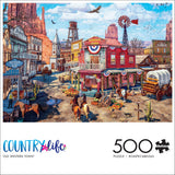 Buffalo Games - Dominic Davison - Old Western Town - 500 Piece Jigsaw Puzzle For Adults -Challenging Puzzle Perfect for Game Nights - Finished Puzzle Size is 21.25 x 15.00 Buffalo Games