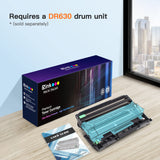 E-Z Ink Compatible Toner Cartridge Replacement for Brother TN660 TN-660 TN 660 TN630 Compatible with HL-L2300D HL-L2380DW HL-L2320D DCP-L2540DW MFC-L2700DW MFC-L2685DW Printer (2 Black) E-Z Ink