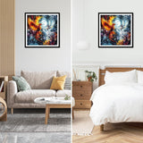 NEWENMO Phoenix Diamonds Painting Kits for Adults Beginner DIY 5D Fairy Diamond Art Paint with Round Diamonds, Full Drill Gem Art Animal Diamonds Painting for Craft Home Wall Decor 12x12 in NEWENMO